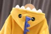 Kid Baby Girl Boy Olympic Velvet Cartoon Dinosaur Coat