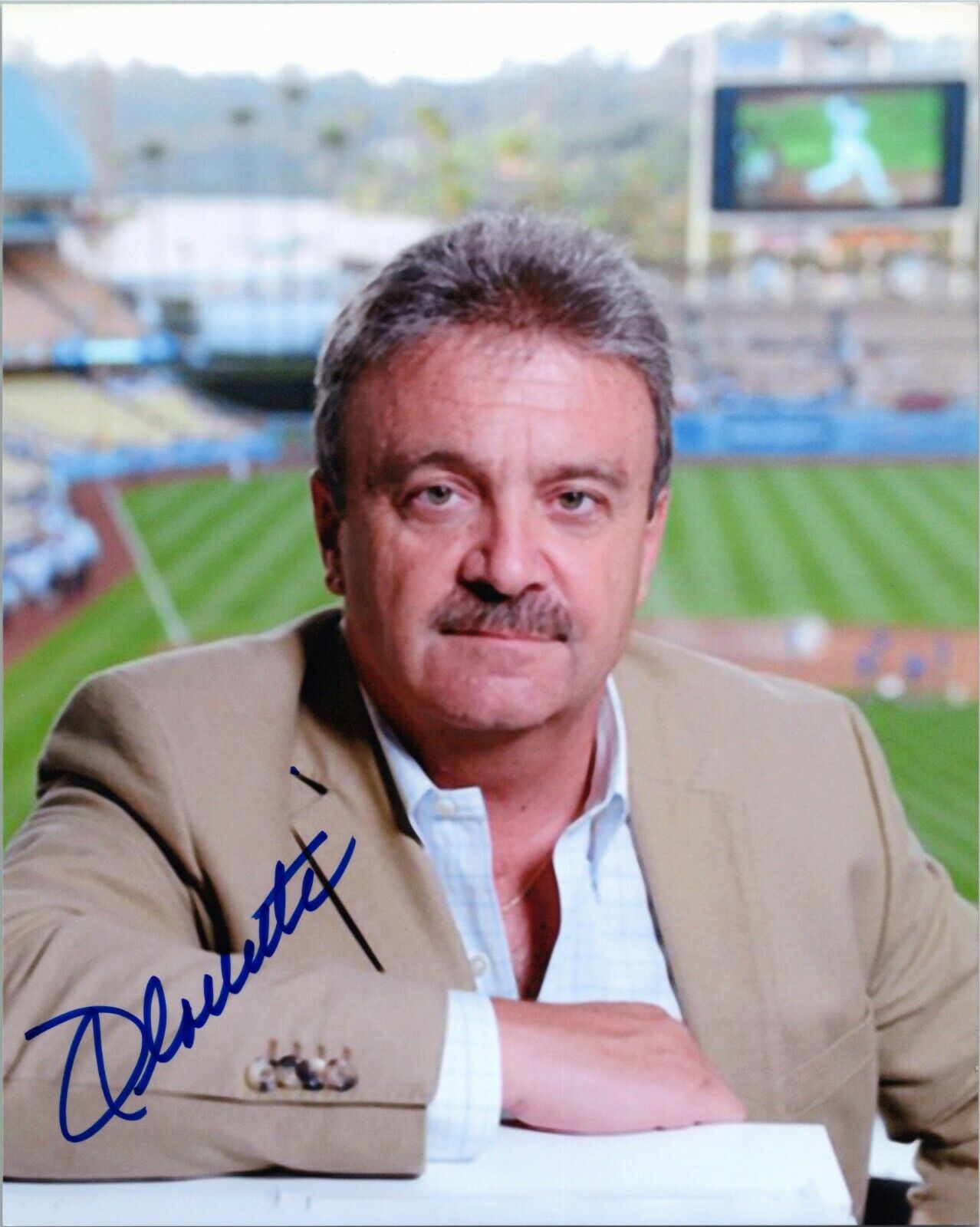 ~ NED COLLETTI Authentic Hand-Signed GM - LOS ANGELES DODGERS