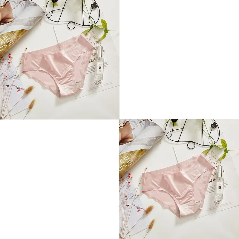 2 Pcs Sports Seamless Panties Woman Underwear Seamless Female Briefs Lingerie For Woman Underwear Wholesale New 2021 BANNIROU