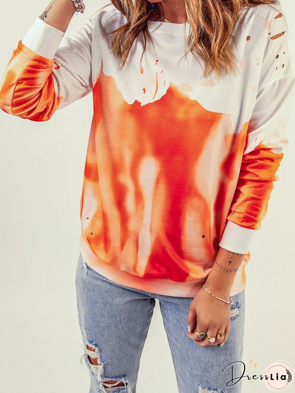 Comfortable Tie-Dye Sweatshirt