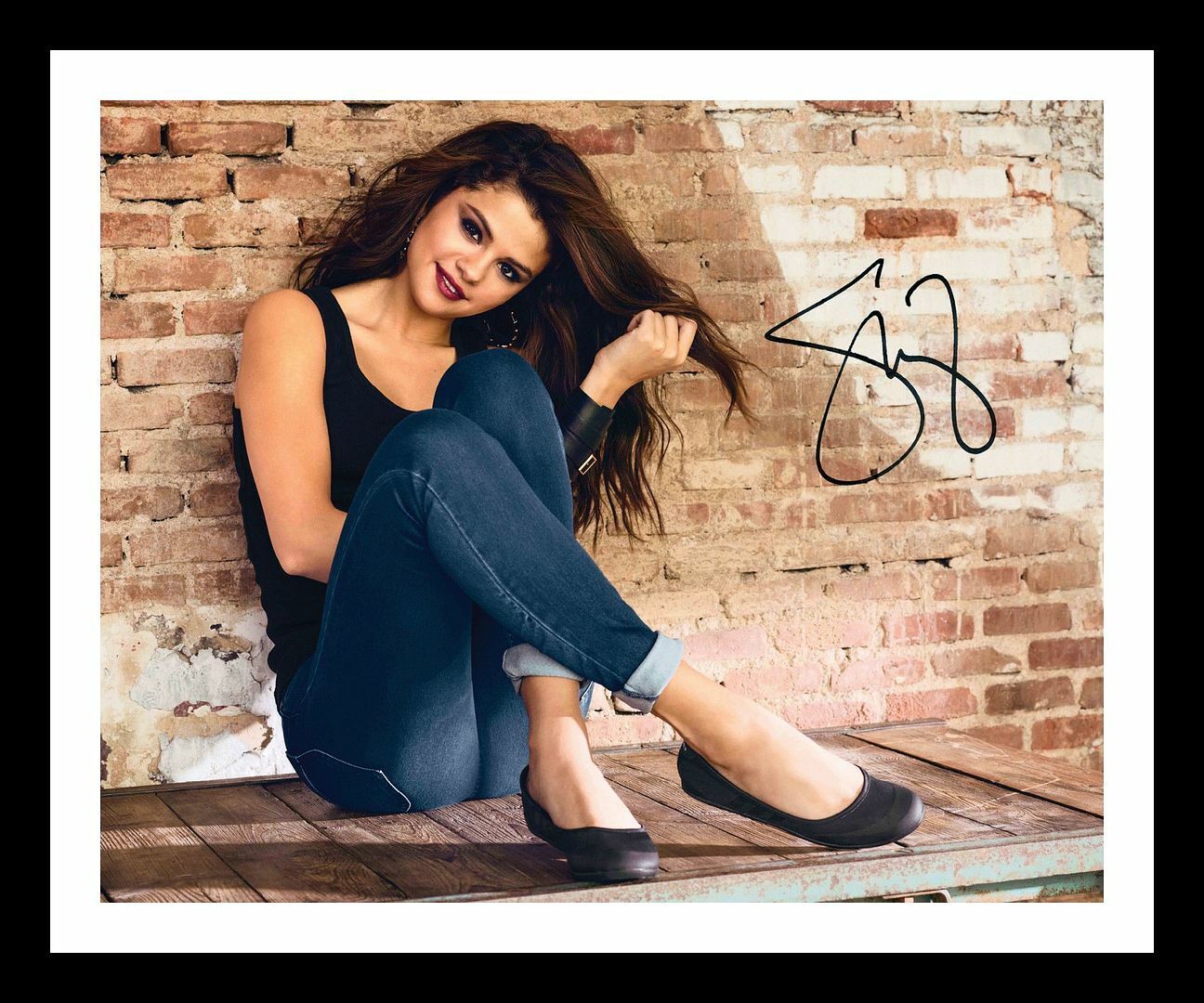 Selena Gomez Autograph Signed & Framed Photo Poster painting 17