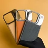 Carbon Fiber Frameless Magnetic Lens Holder Ultra-thin Mobile Phone Case
