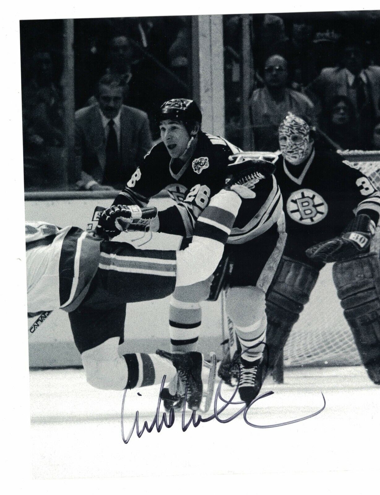 Mike Milbury Boston Bruins Signed 8 x 10