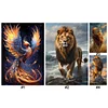 (Multi Style)Lion-Full Embroidery 3 strands 11CT Stamped Cross Stitch-40*60CM-Large Size