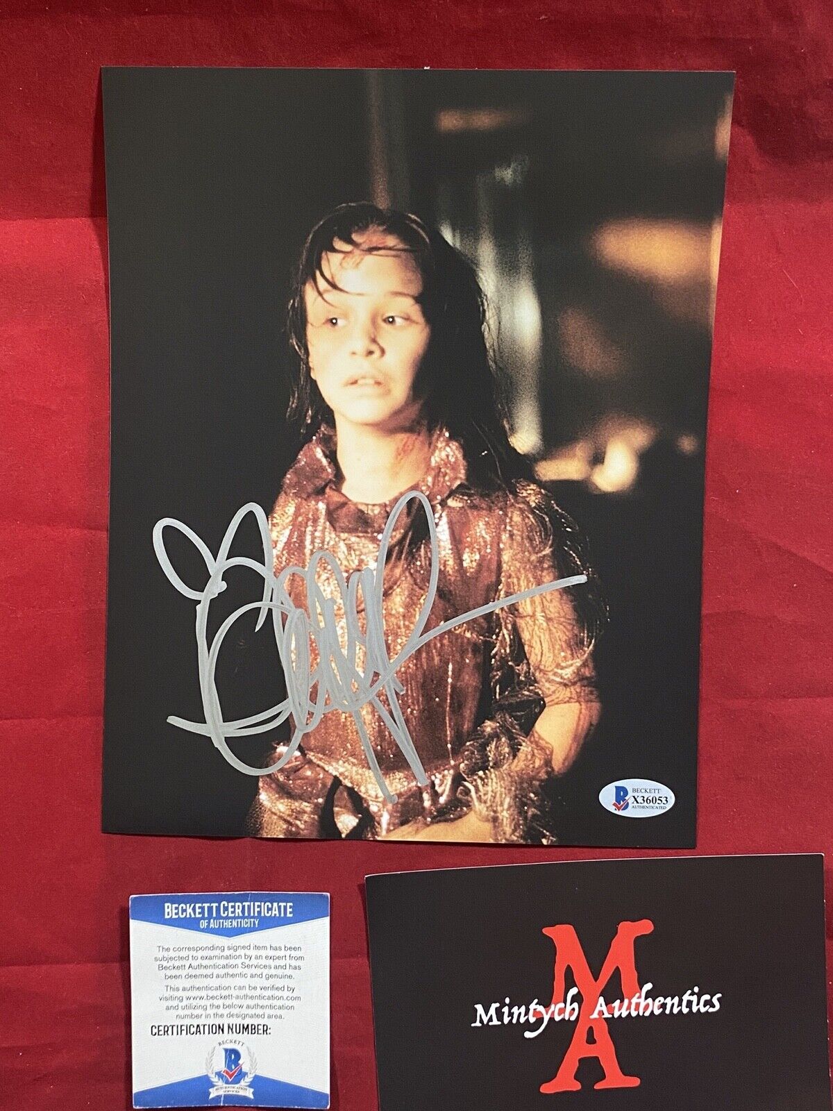 DANIELLE HARRIS AUTOGRAPHED SIGNED 8x10 Photo Poster painting! HALLOWEEN! BECKETT COA! HORROR!