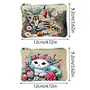 2pcs DIY Diamond Art Diamond Dot Card Pack Diamond Painting Coin Pouch (White Cat)