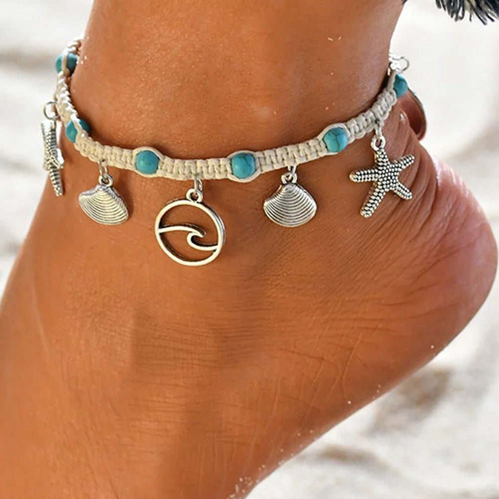 Starfish Beach Women's Feet Chain