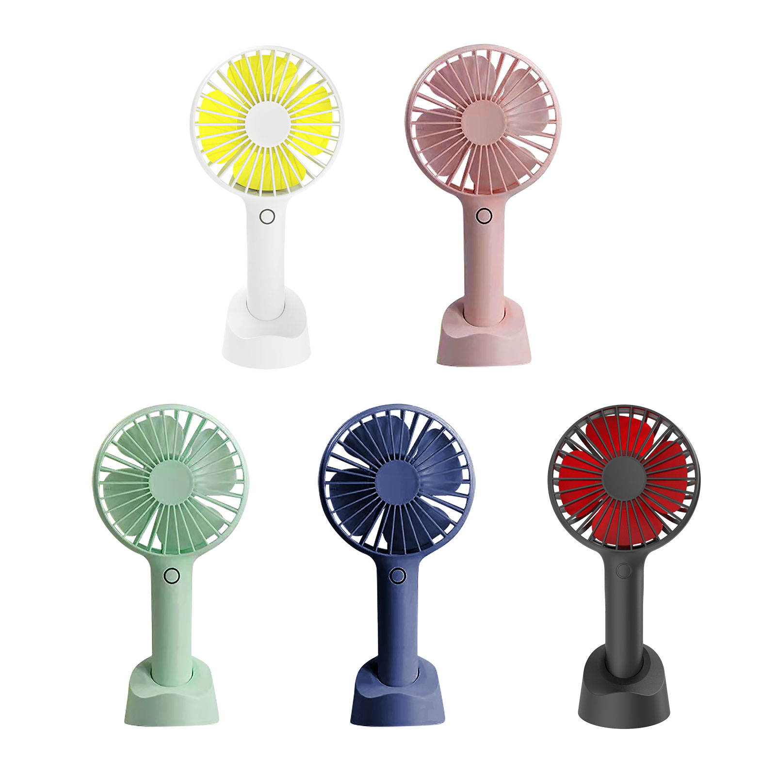 

Stable Handheld Portable Fan Mini USB Rechargeable Personal Fan for Summer, Blue, 501 Original