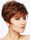 Women's Fluffy Brown Short Curly Hair Wig