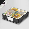 Diamond Painting PU Dragonfly Notecard Box with 160 Sheets Paper Note Holder