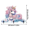 Diamond Art Hanging Hooks Rhinestone Painting Coat Hook (Unicorn B)