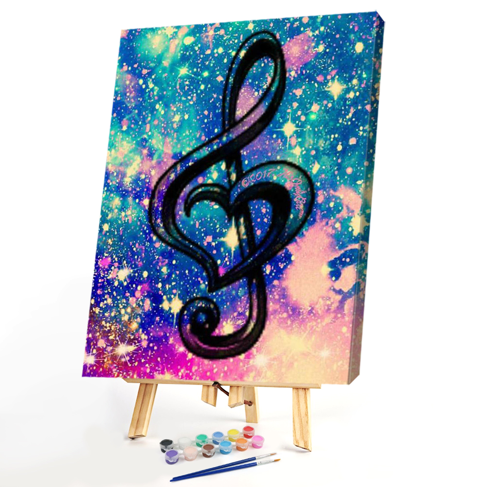 

40x50cm - Paint By Numbers Music Life, 501 Original