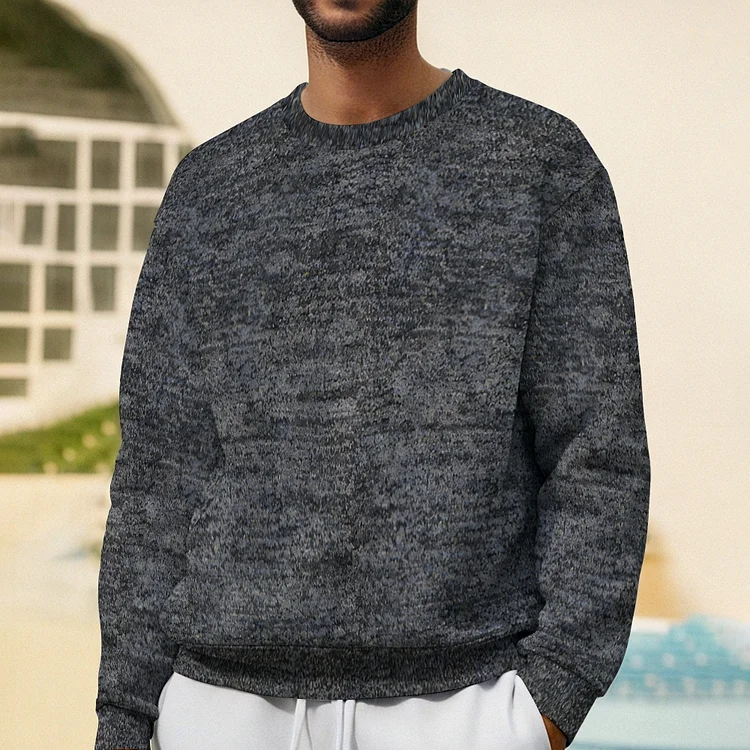 Men's Casual Printed Long Sleeve Sweatshirt