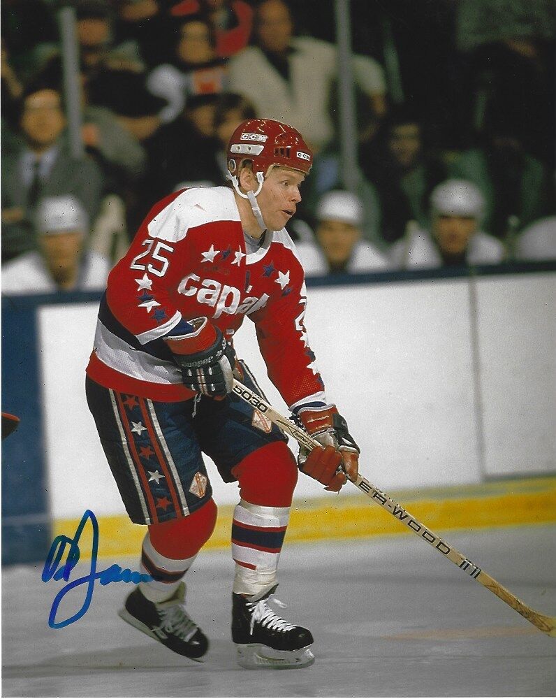 Washington Capitals Doug Jarvis Signed Autographed 8x10 Photo Poster painting COA A