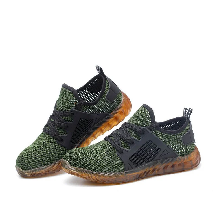 Chaussure De Sécurité Souple Et Confort Verte