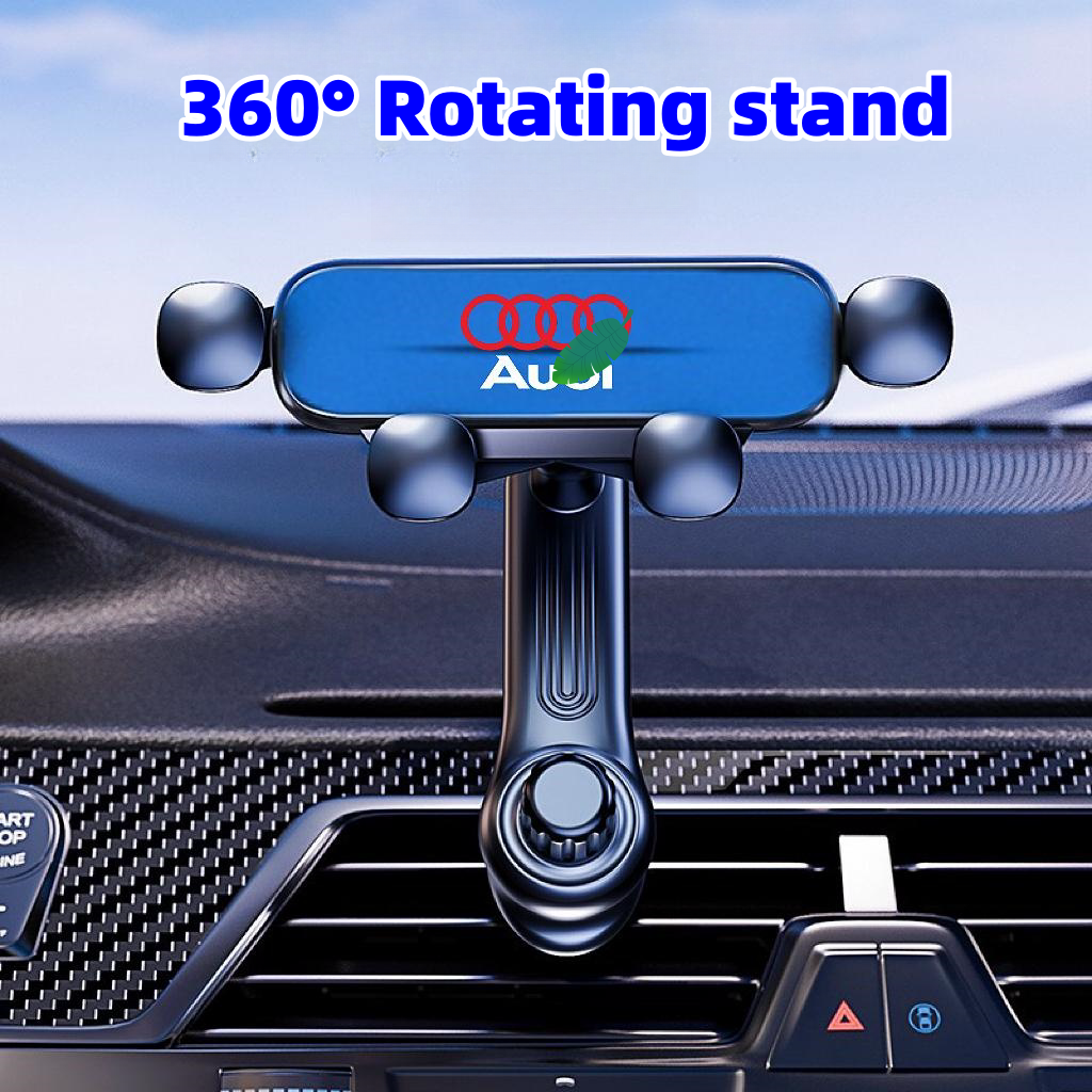 Car mobile phone navigation gravity anti-shake bracket