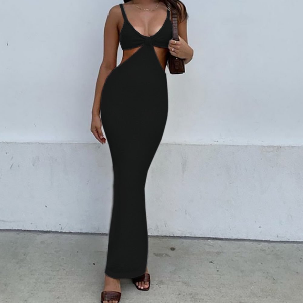 hirigin Sexy irregular bandage party dress Sleeveless backless spring summer maxi club dress Women dinner fashion dress new