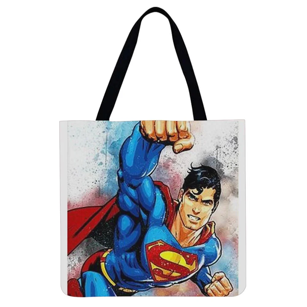Linen Tote Bag -  Superman