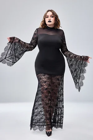 plus size mermaid skeleton dress Ghastly Siren Skeleton Mermaid Dress