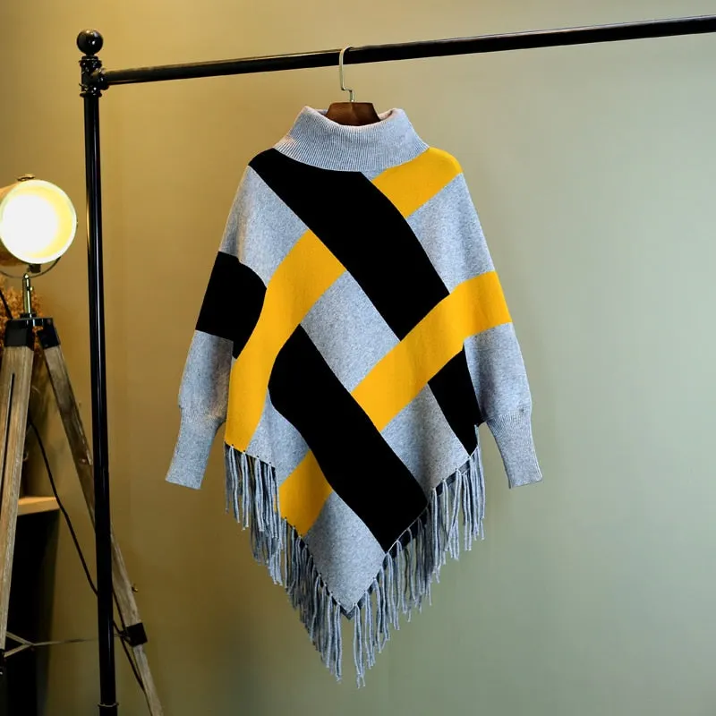 Pullover Sweater Women Turtleneck Pullovers Solid Stretch Striped Korean Top Knit Plus Size Harajuku Fall 2021 Winter Clothes