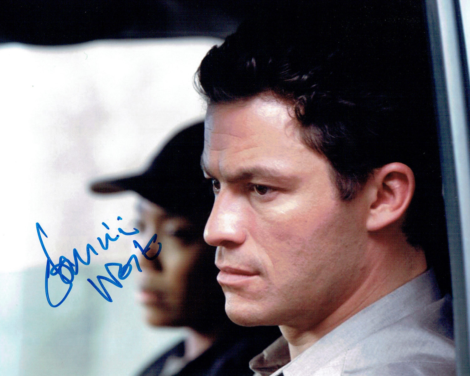 Dominic WEST The WIRE Jimmy McNULTY SIGNED Autograph 10x8 Photo Poster painting AFTAL COA