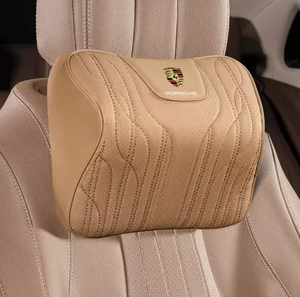 Napa Leather Car Seat Cushion Lumbar Seat Cushion
