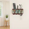 Bo&icirc;tier de rangement en diamant pour peinture en diamant mont&eacute; au mur en forme d&rsquo;&eacute;l&eacute;phant avec crochet