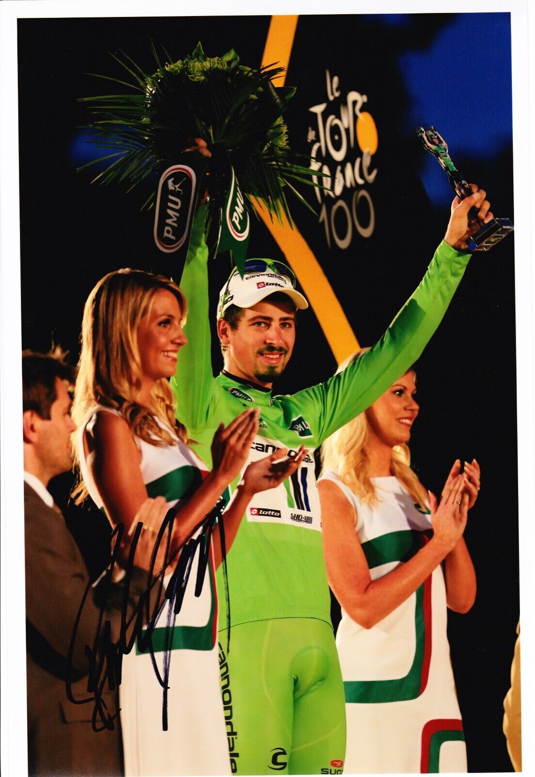 Peter Sagan Signed 12X8 Photo Poster painting TOUR DE FRANCE Legend AFTAL COA (A)