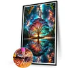 Diamond Painting-DIY Full Round Drill Colorful Abstract Tree(40*60CM)