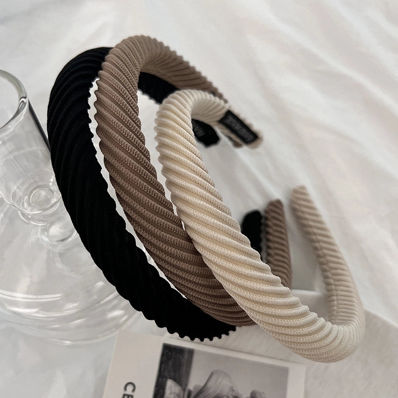 Women’s IG Style Korean Style Solid Color Cloth Hair Band