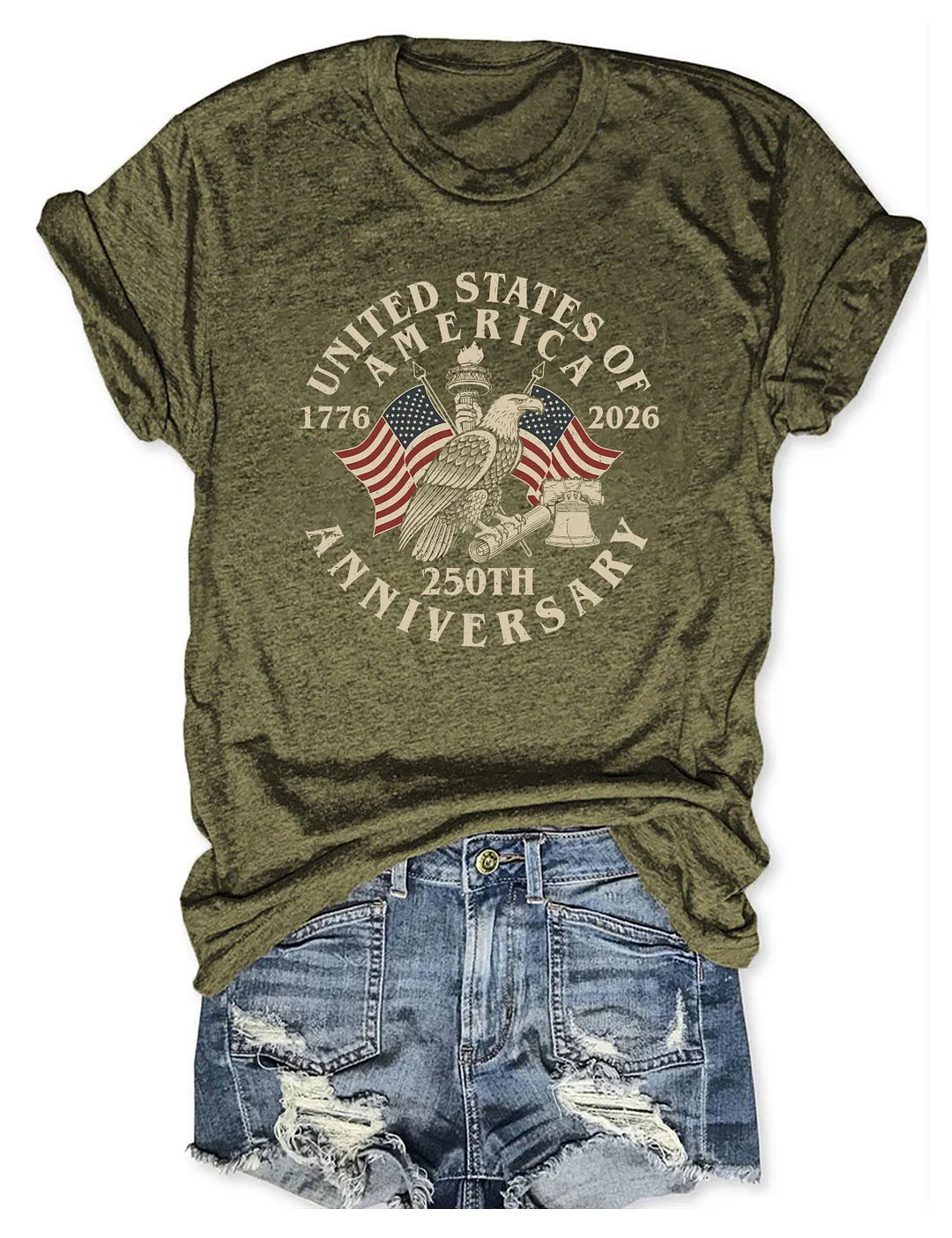 Usa 250th Anniversary Independence Day T-shirt