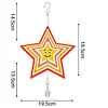 DIY Diamond Painting Double-sided Rotatable Star Hanging Wind Chime Suncatcher Hanging Kit