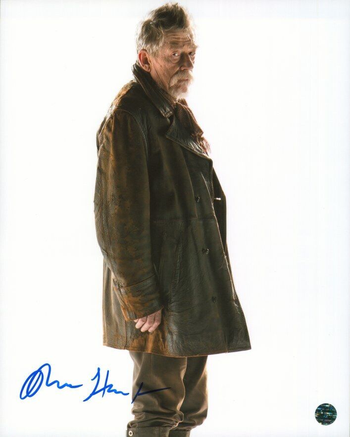 JOHN HURT Autographed Original 8x10 Photo Poster painting LOA TTM