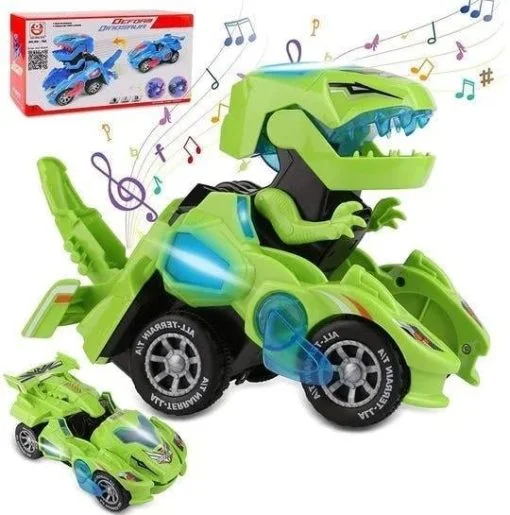 Early Christmas Sale – 49% OFF🎁LED DINOSAUR TRANSFORMATION CAR TOY