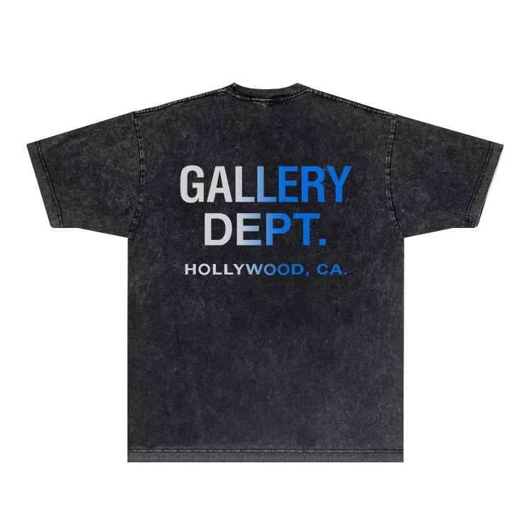 Gallery T Shirts Tee Shirt Washed and Worn Short Sleeve T-shirt Blouse