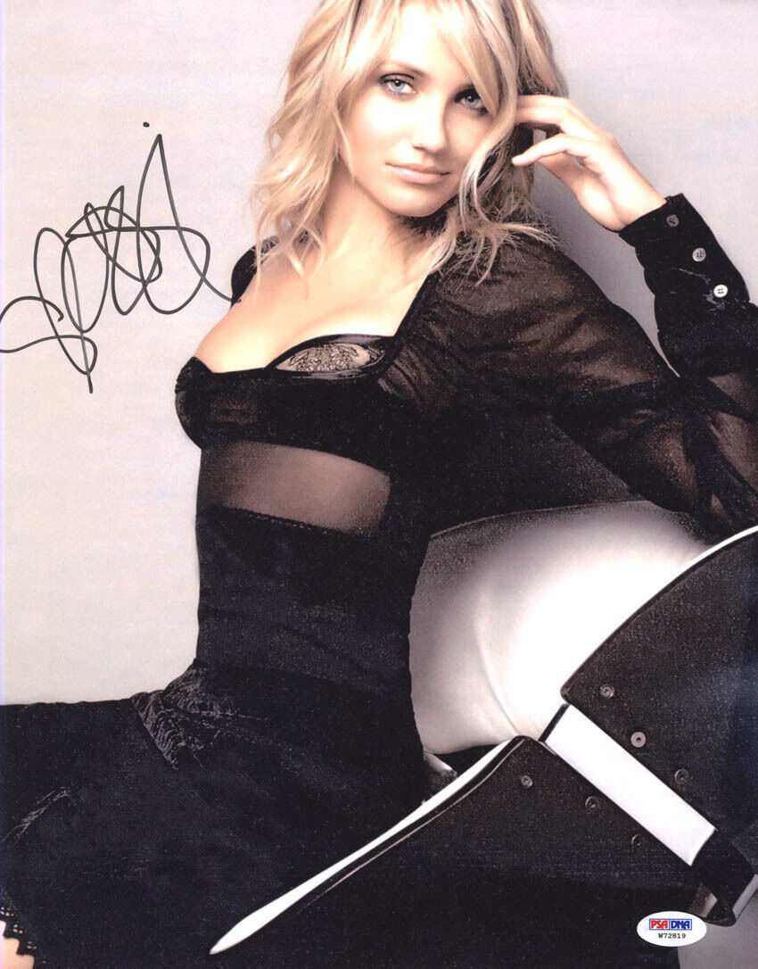 Cameron Diaz SIGNED 11x14 Photo Poster painting The Other Woman HOT *SEXY* PSA/DNA AUTOGRAPHED