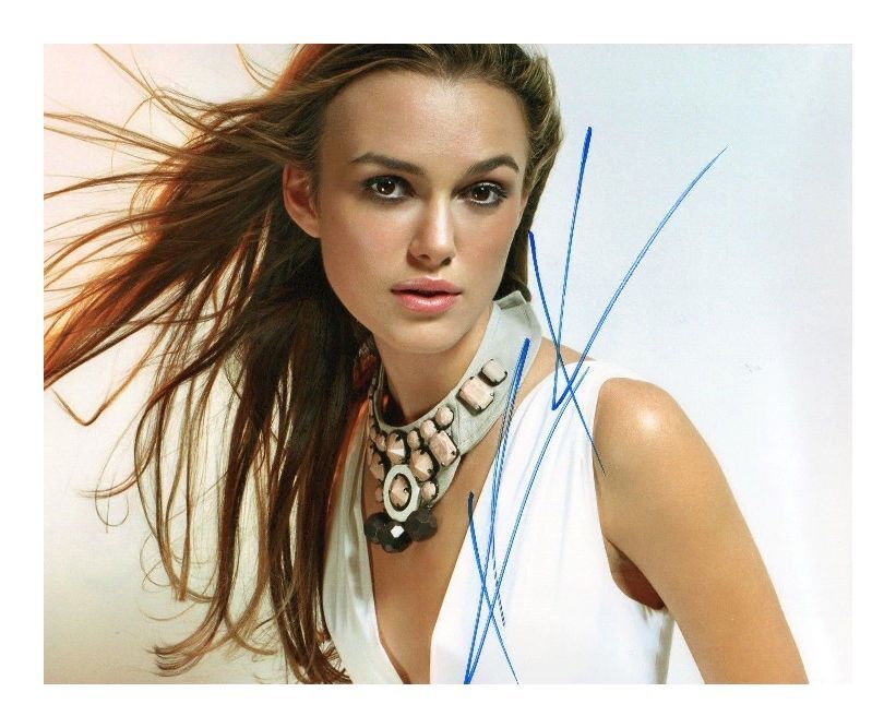 KEIRA KNIGHTLEY AUTOGRAPHED SIGNED A4 PP POSTER Photo Poster painting PRINT 12