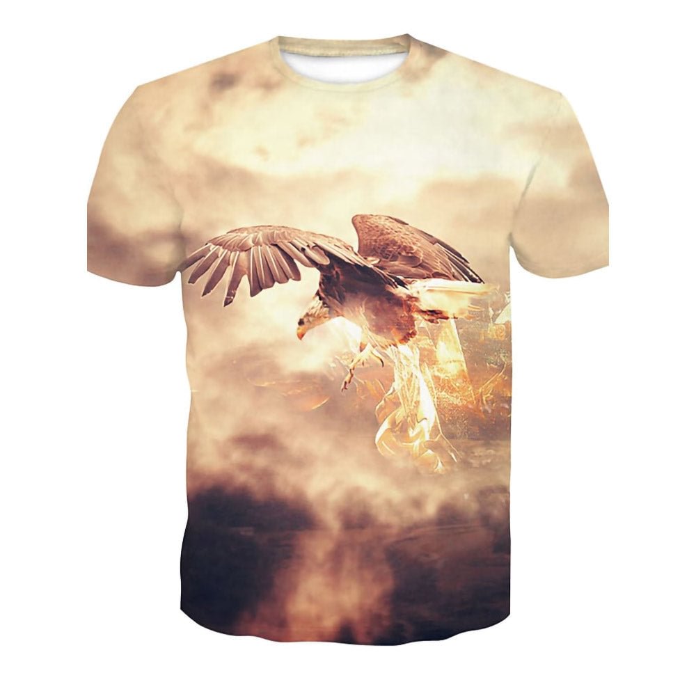 3D Graphic Short Sleeve Shirts Galaxy