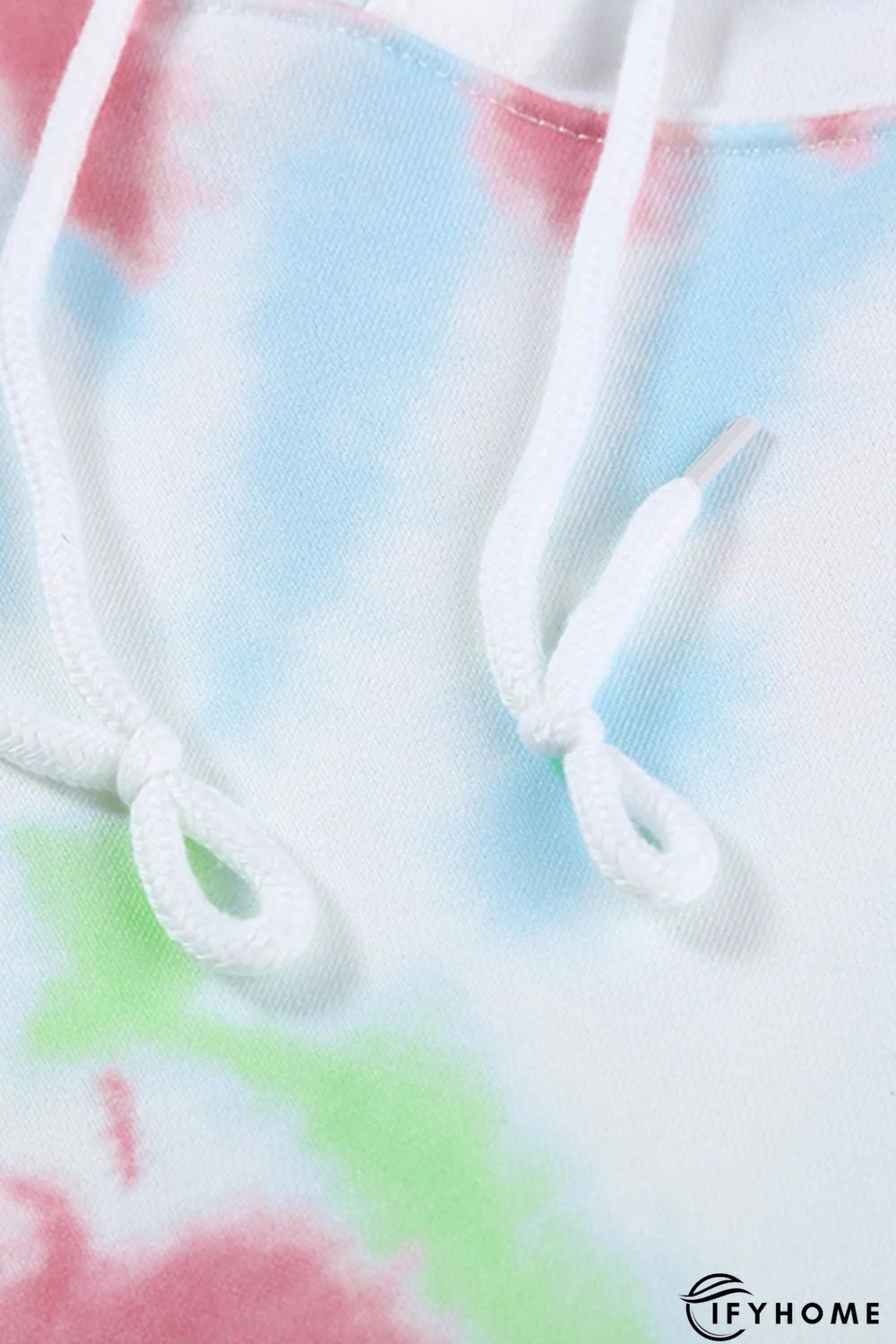 Sky Blue Tie Dye Pattern Hoodie | IFYHOME