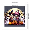 【Limited Stock Sale】Disney Halloween-Mickey Minnie-11CT Stamped Cross Stitch 45*45cm/17.72*17.72in