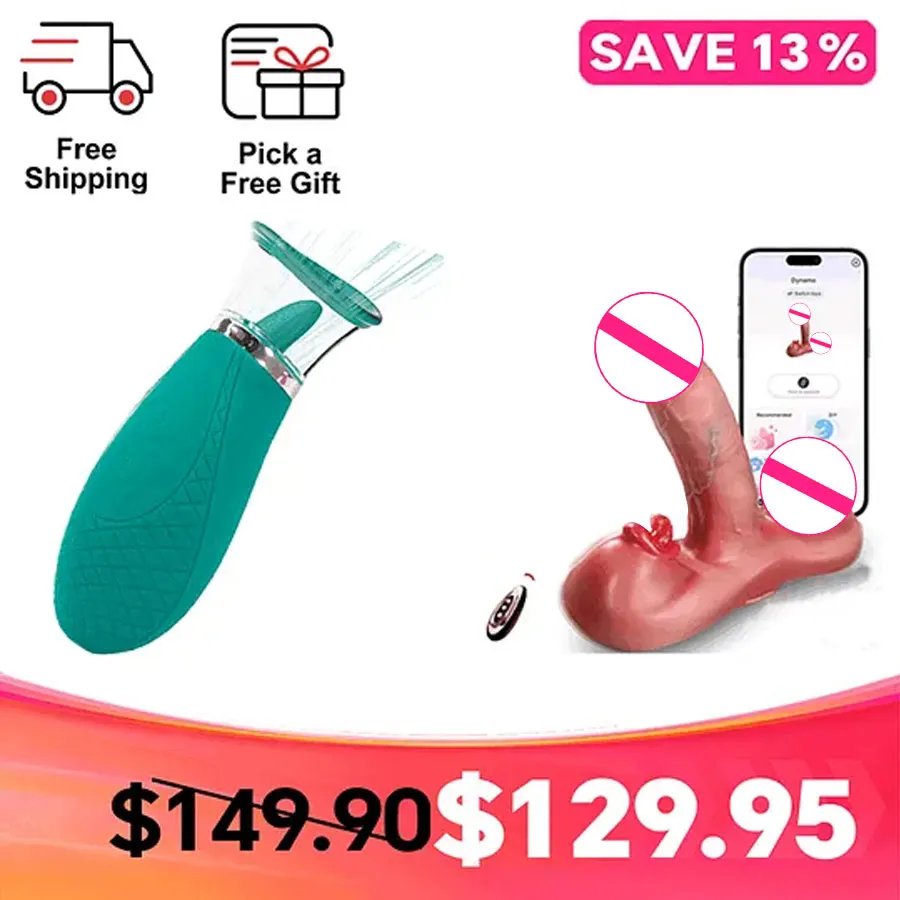 sex toy free shipping Wide-Mouth Tongue-Licking Vibrator with Deep Thrusting G-Spot – 2026 New  Model, All-in-One Pleasure