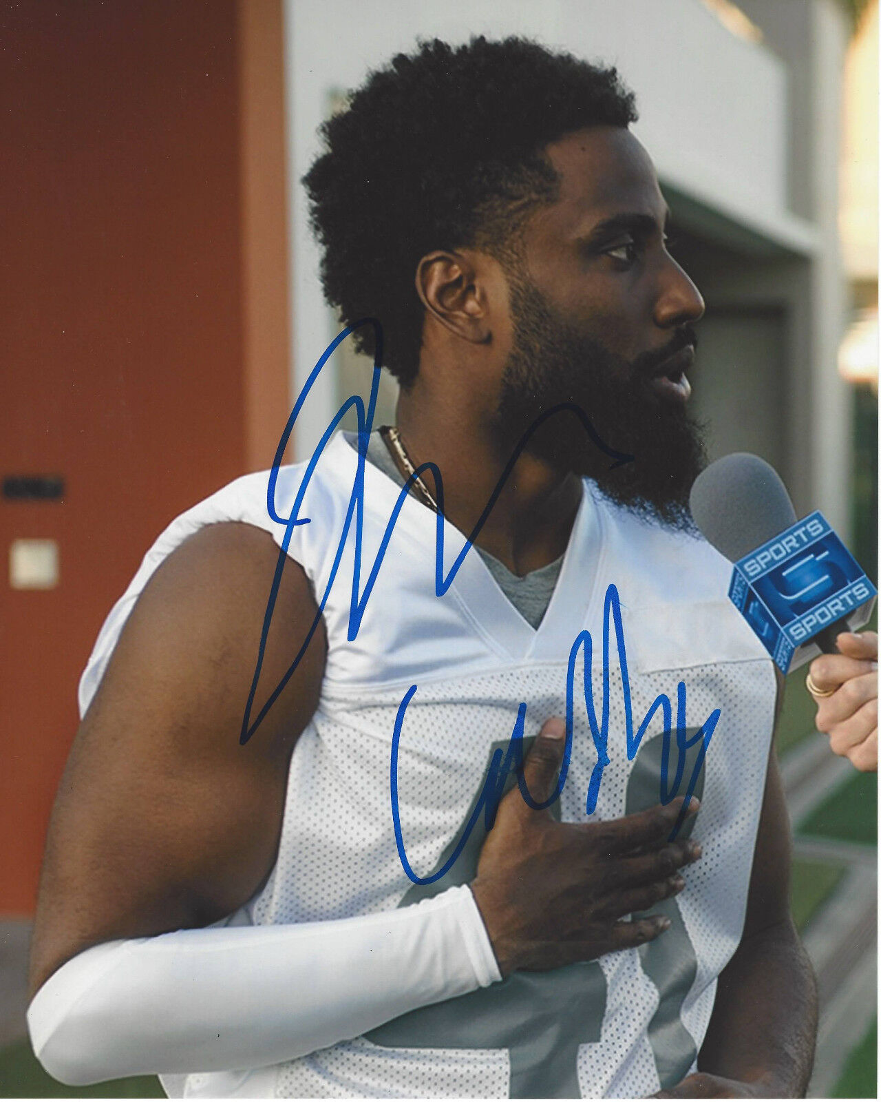 JOHN DAVID WASHINGTON SIGNED AUTHENTIC 'BALLERS' 8X10 Photo Poster painting COA MONSTER PROOF