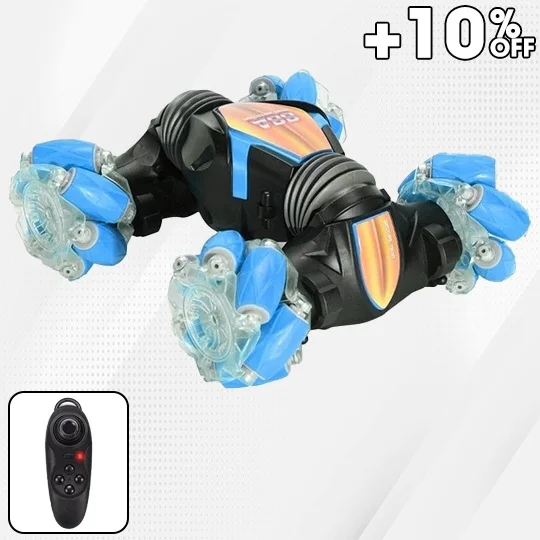 (🔥2023 SUMMER HOT SALE - 50% Off Now🔥) Gesture Sensing RC Stunt Car With Light & Music