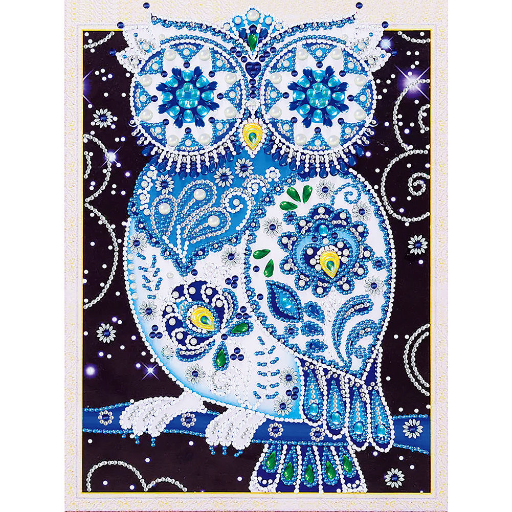 

Owl - Special Shaped Diamond Painting - 30*40CM, 501 Original