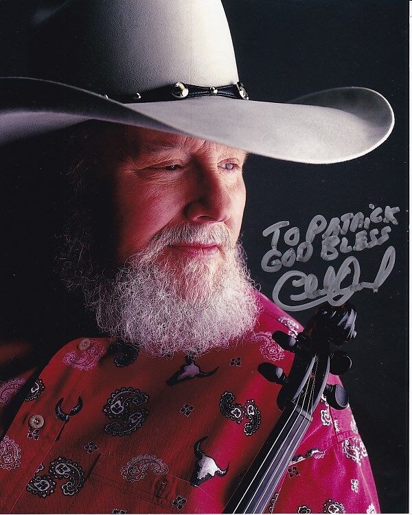 CHARLIE DANIELS Autographed Signed Photo Poster paintinggraph - To Patrick