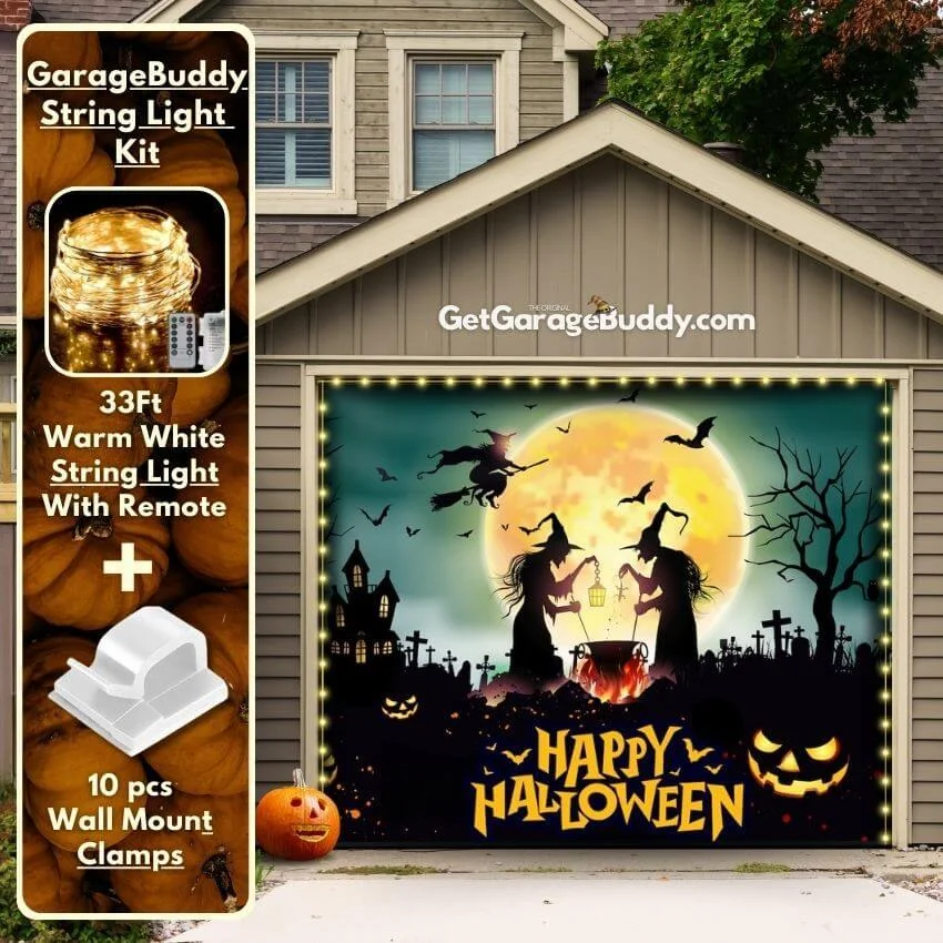 GarageBuddy Halloween Garage Door Covers