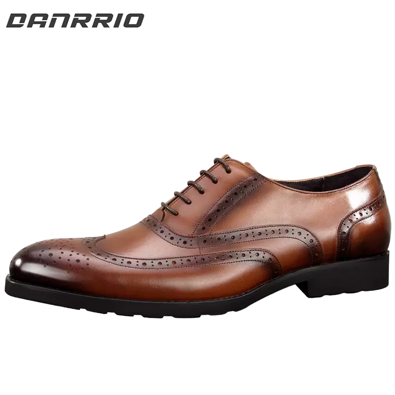 DANRRIO Brogues Carved British Style Oxfords DANRRIO.COM DANRRIO