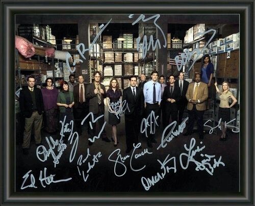 THE OFFICE CAST FULLY SIGNED AUTOGRAPHED A4 Photo Poster painting POSTER  POST