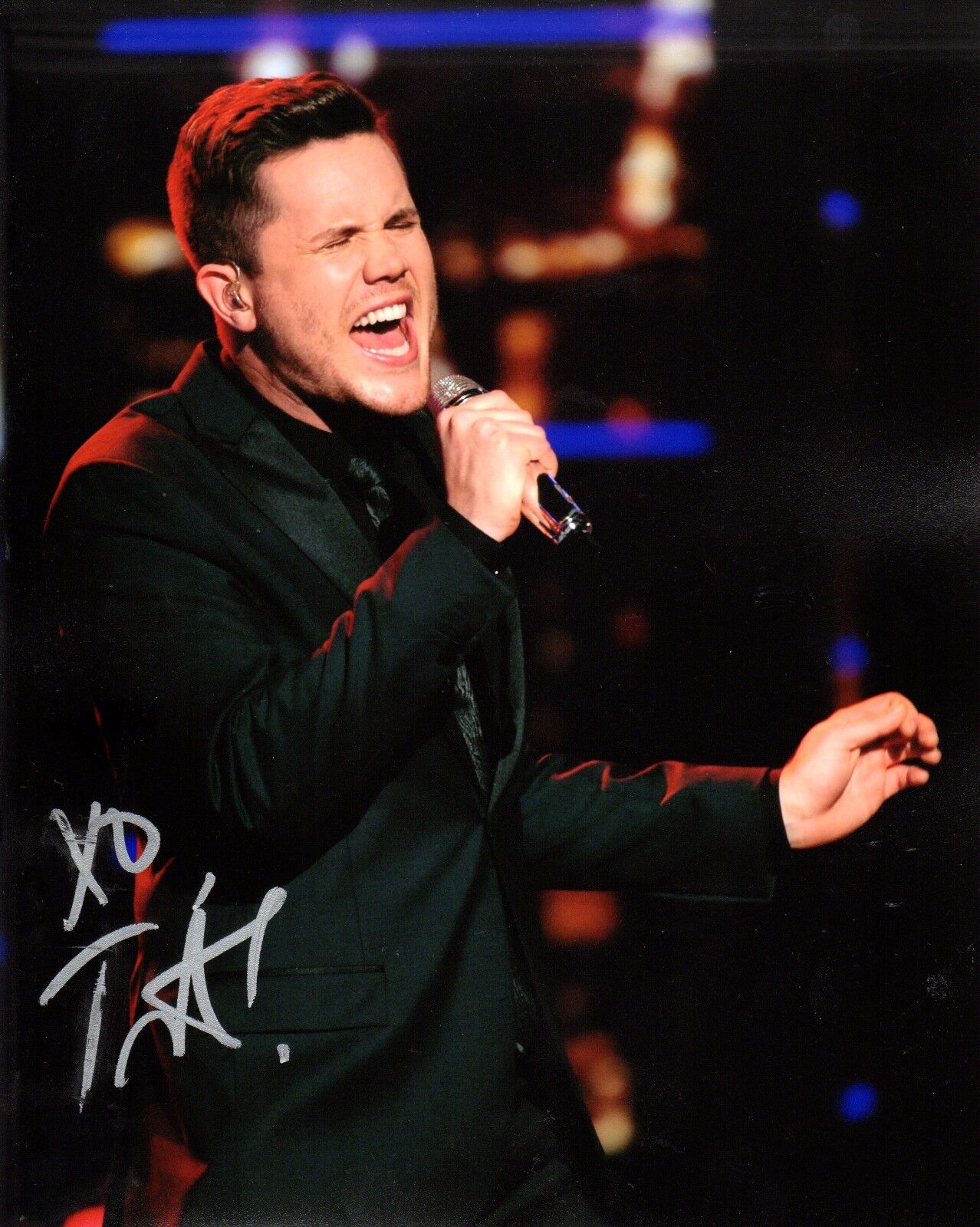 GFA Last American Idol * TRENT HARMON * Signed Autograph 8x10 Photo Poster painting PROOF T3 COA