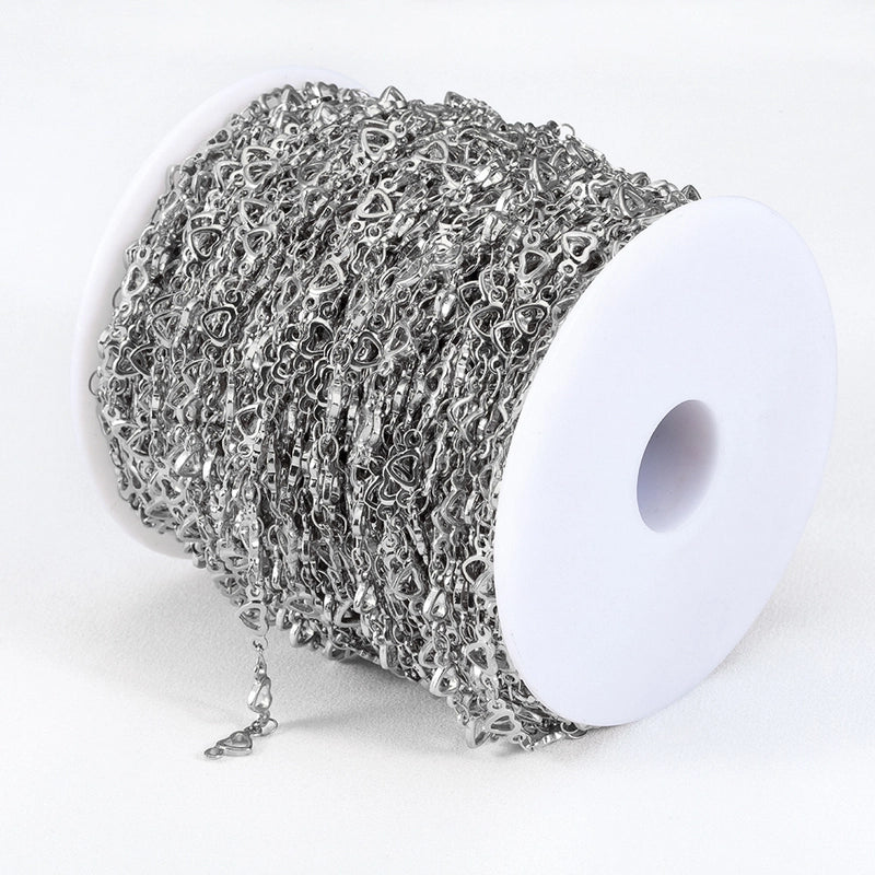 1 Piece 304 Stainless Steel 1M Jewelry Accessories Chain